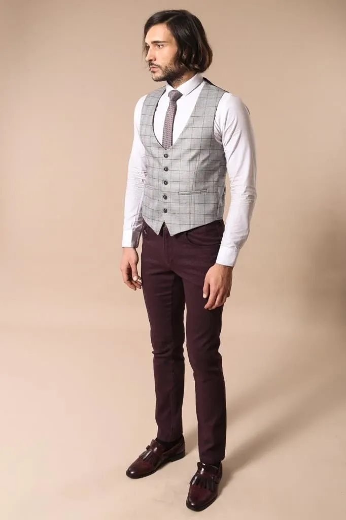 15467 Grey Blazer Jacket and Vest