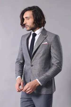 15482 Grey Blazer Jacket