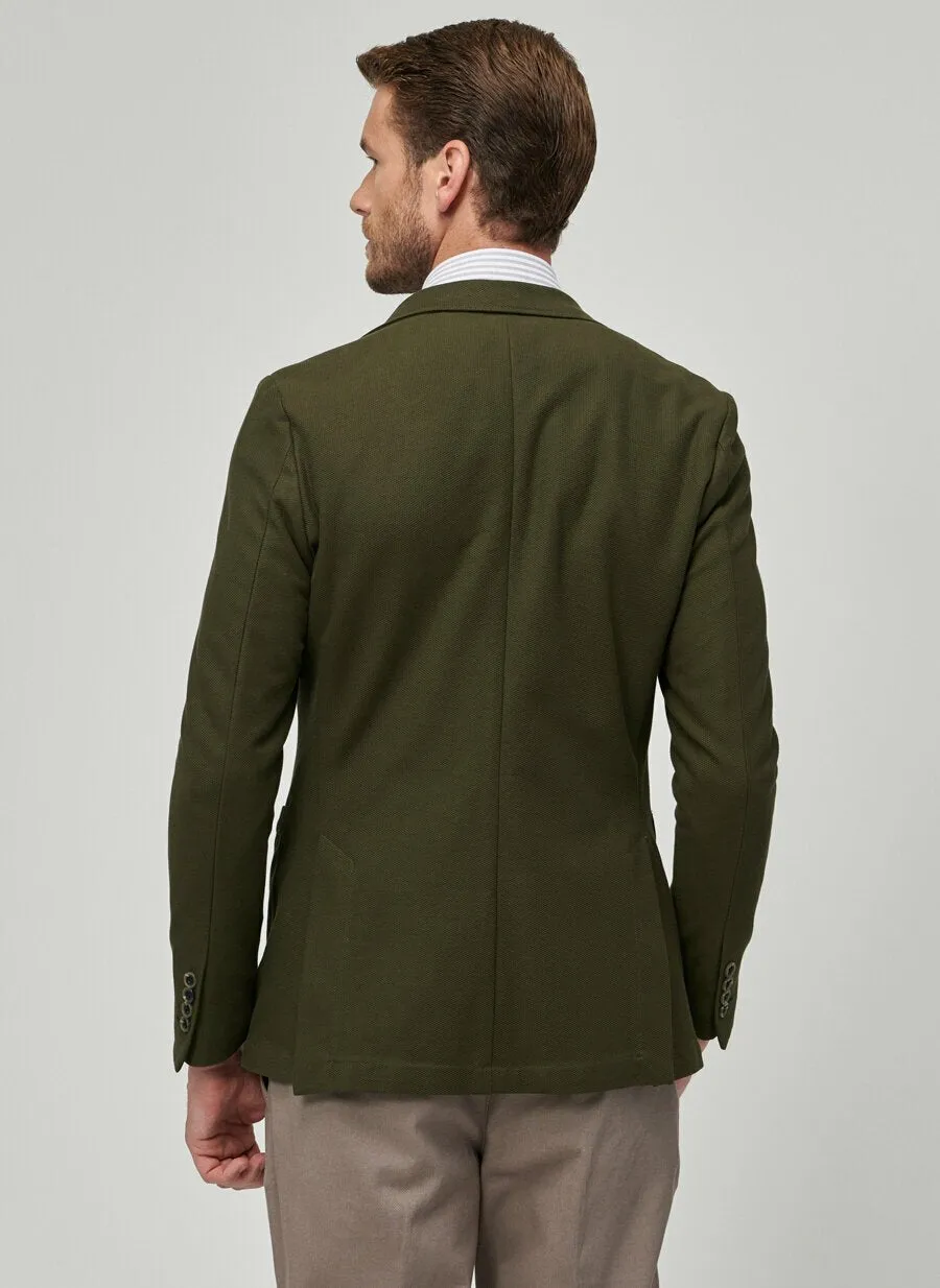 16852 Khaki Slim Fit Jacket