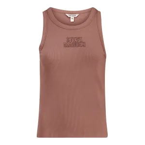 AALIYAH TOFFEE SPARKLE LOGO TANK