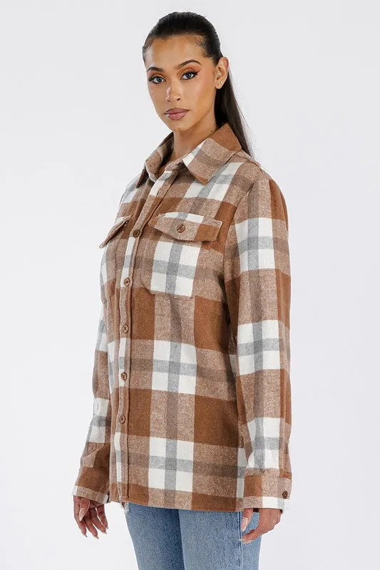 Ashton Oversized Flannel Shacket