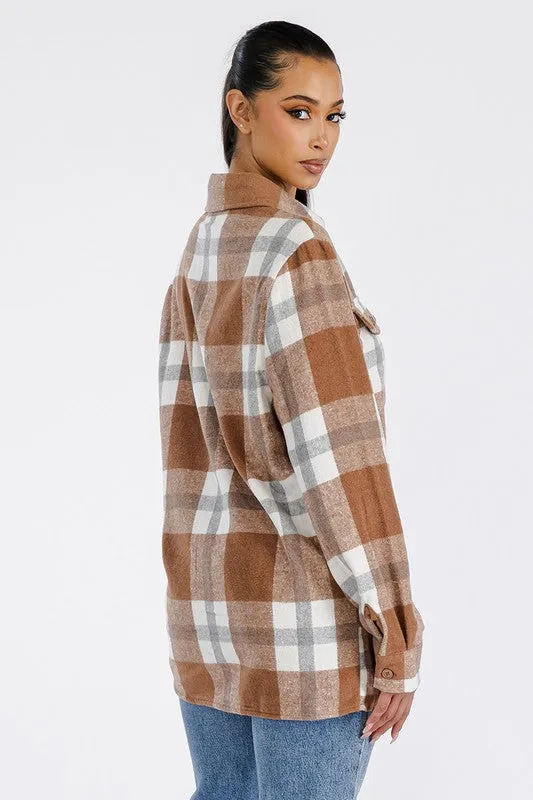 Ashton Oversized Flannel Shacket