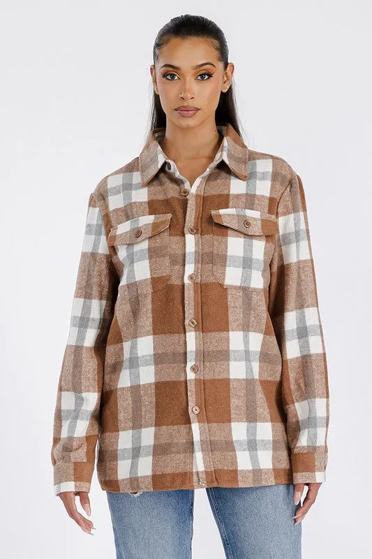 Ashton Oversized Flannel Shacket