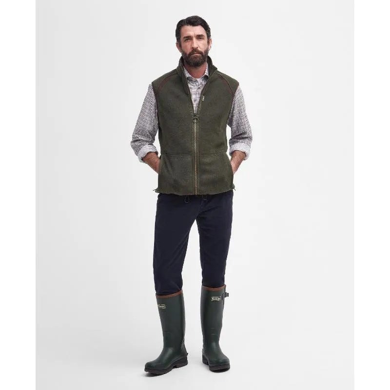 Barbour Langdale Mens Fleece Gilet - Olive