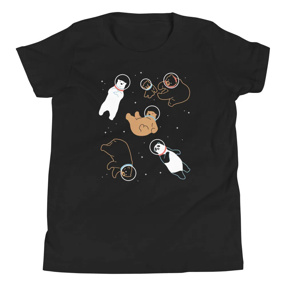 Bears In Space Kid's Youth Tee