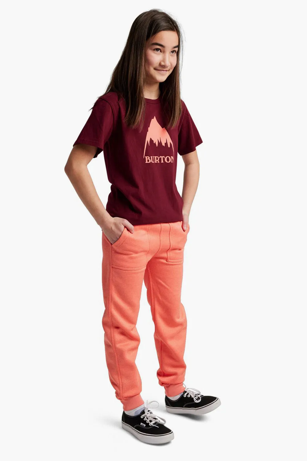 Burton Kids Oak Sweatpant - Georgia Peach Heather