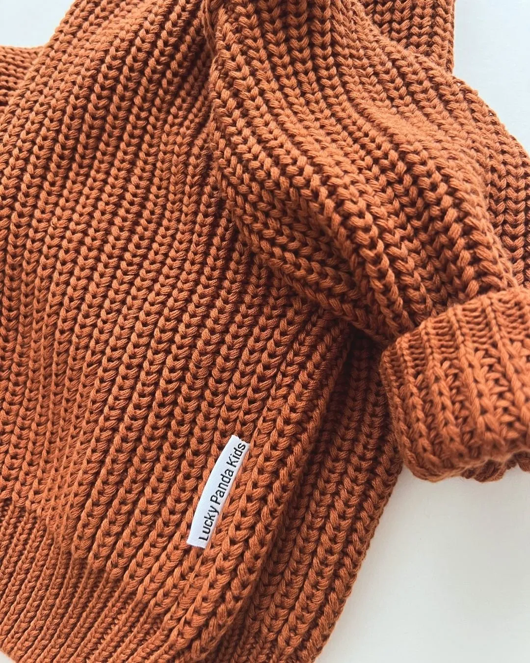 Chunky Knit Sweater - Rust