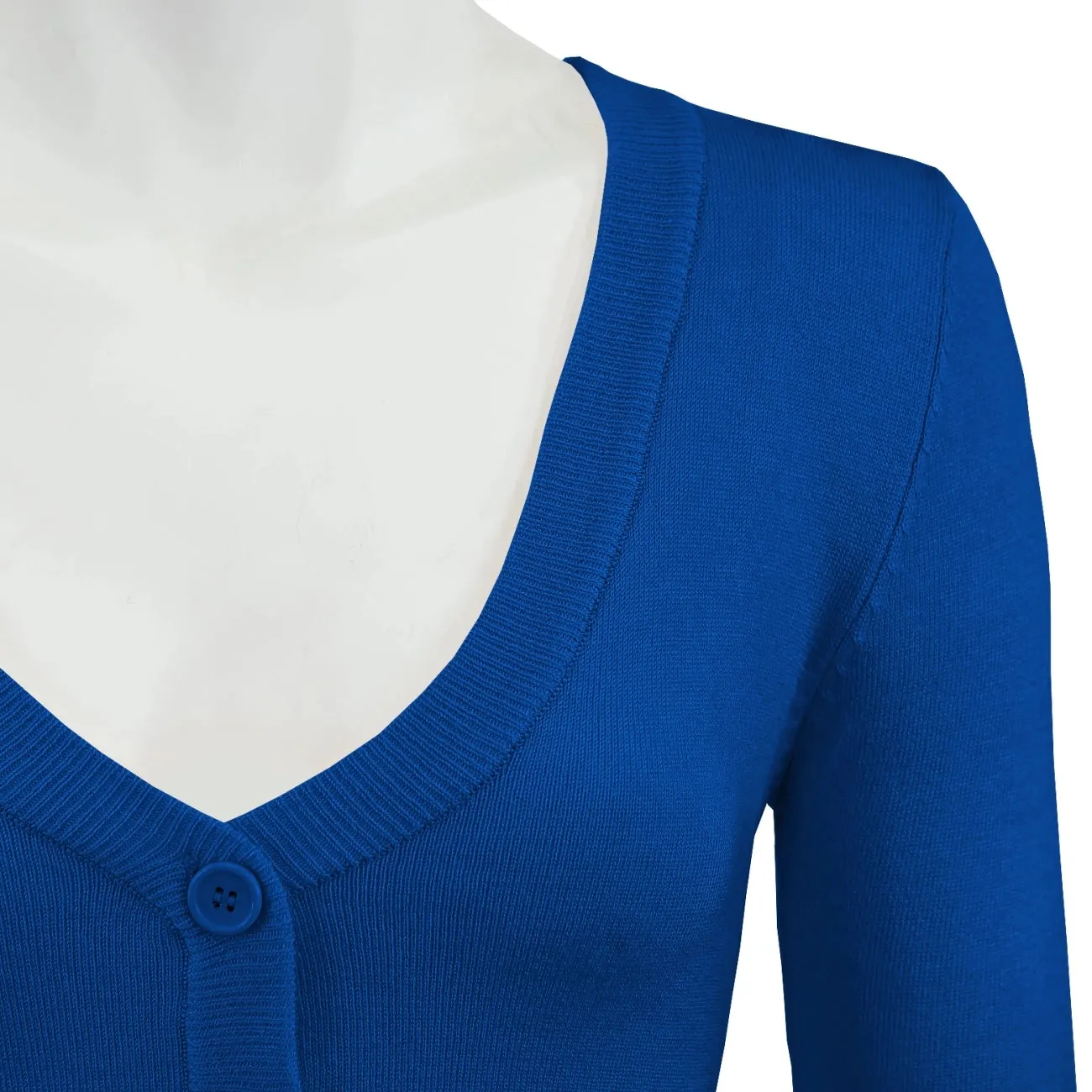 Cropped Cardigan - Royal Blue