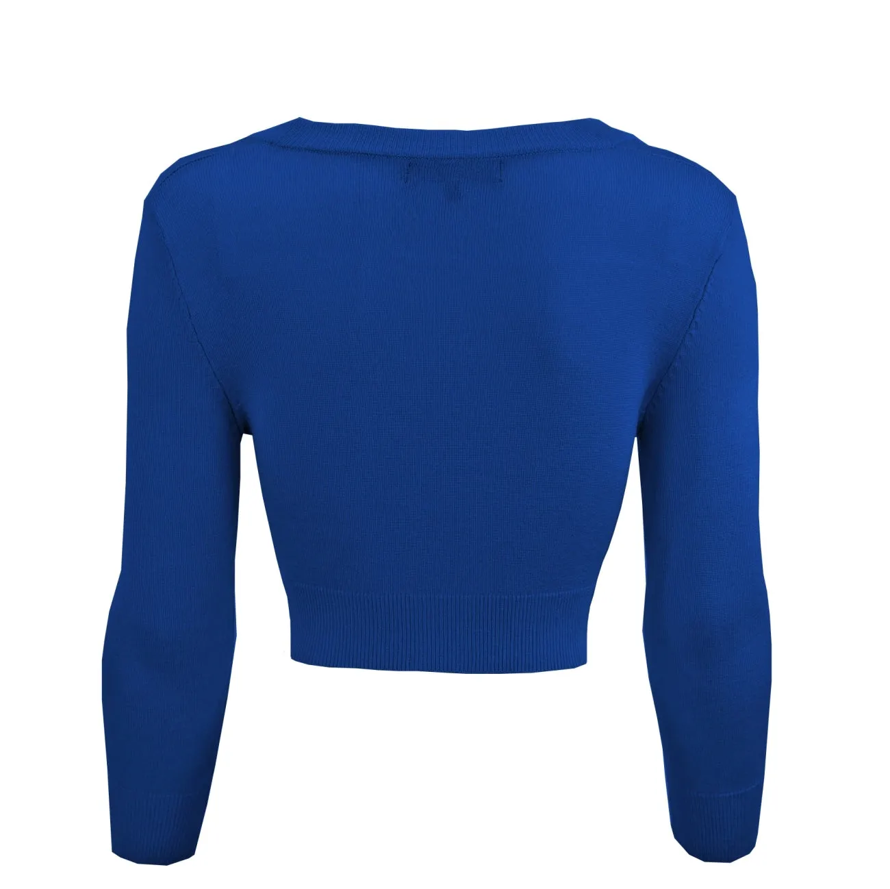 Cropped Cardigan - Royal Blue