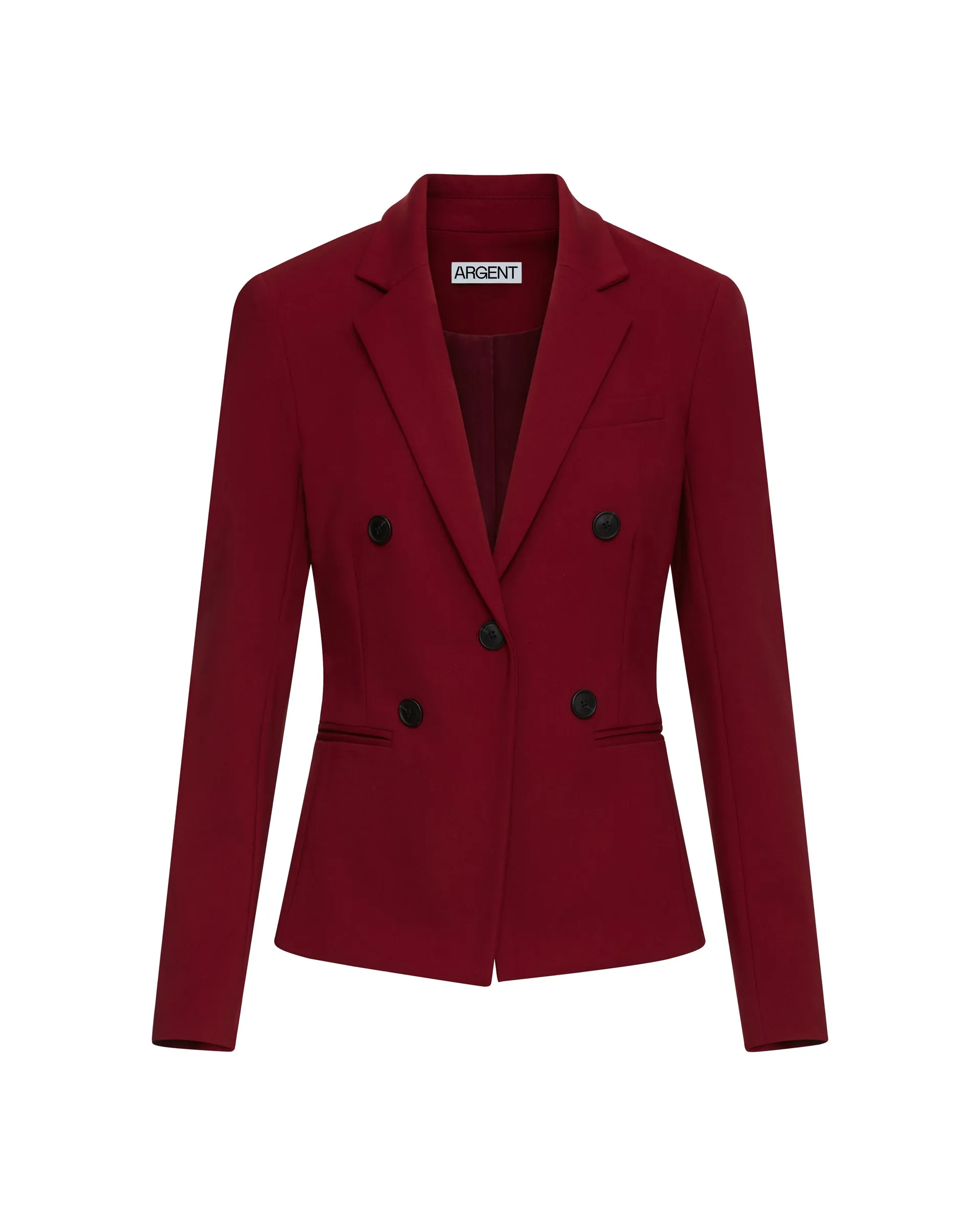 Crossover Blazer in Performance Cotton | Merlot