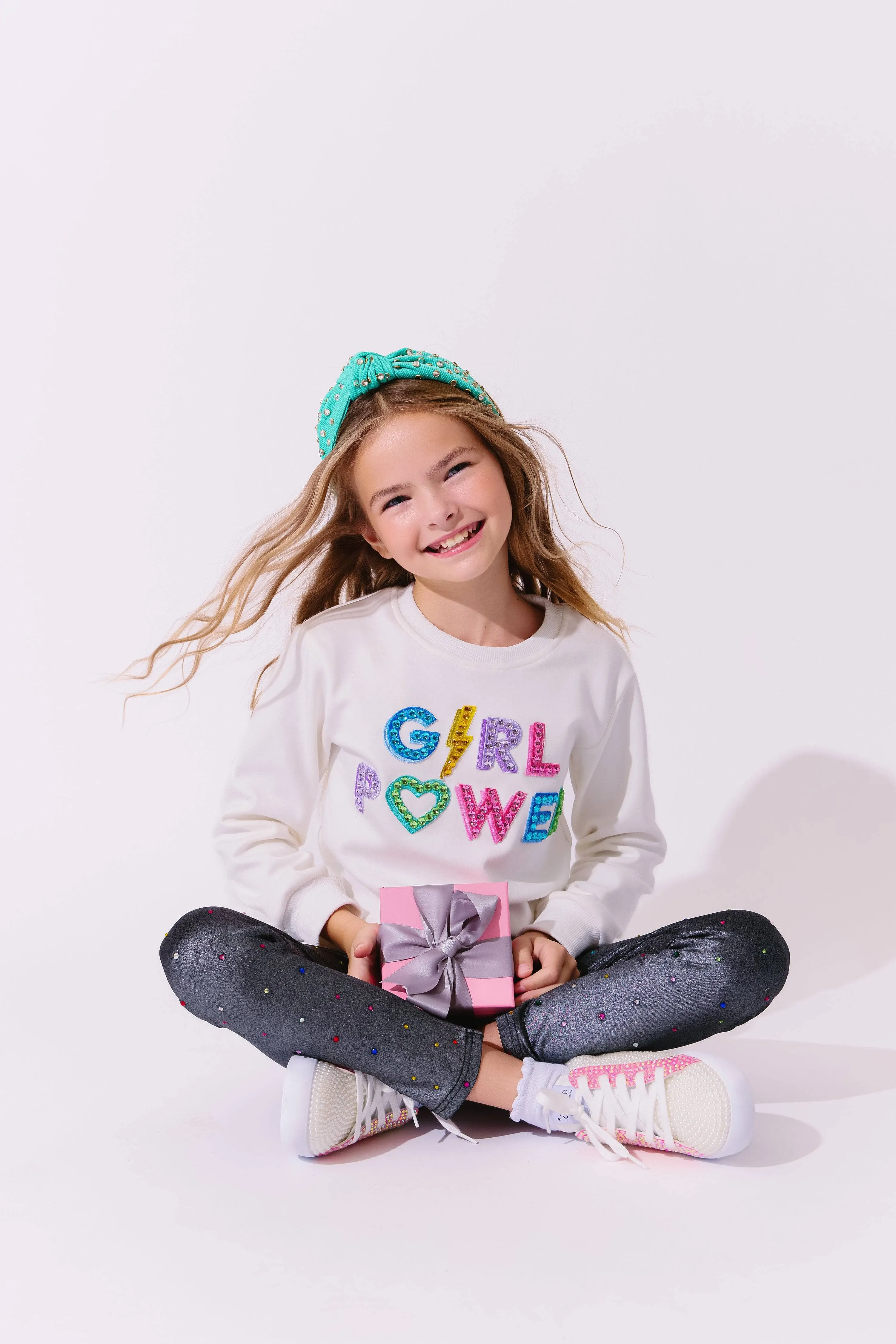 Crystal Girl Power Sweatshirt