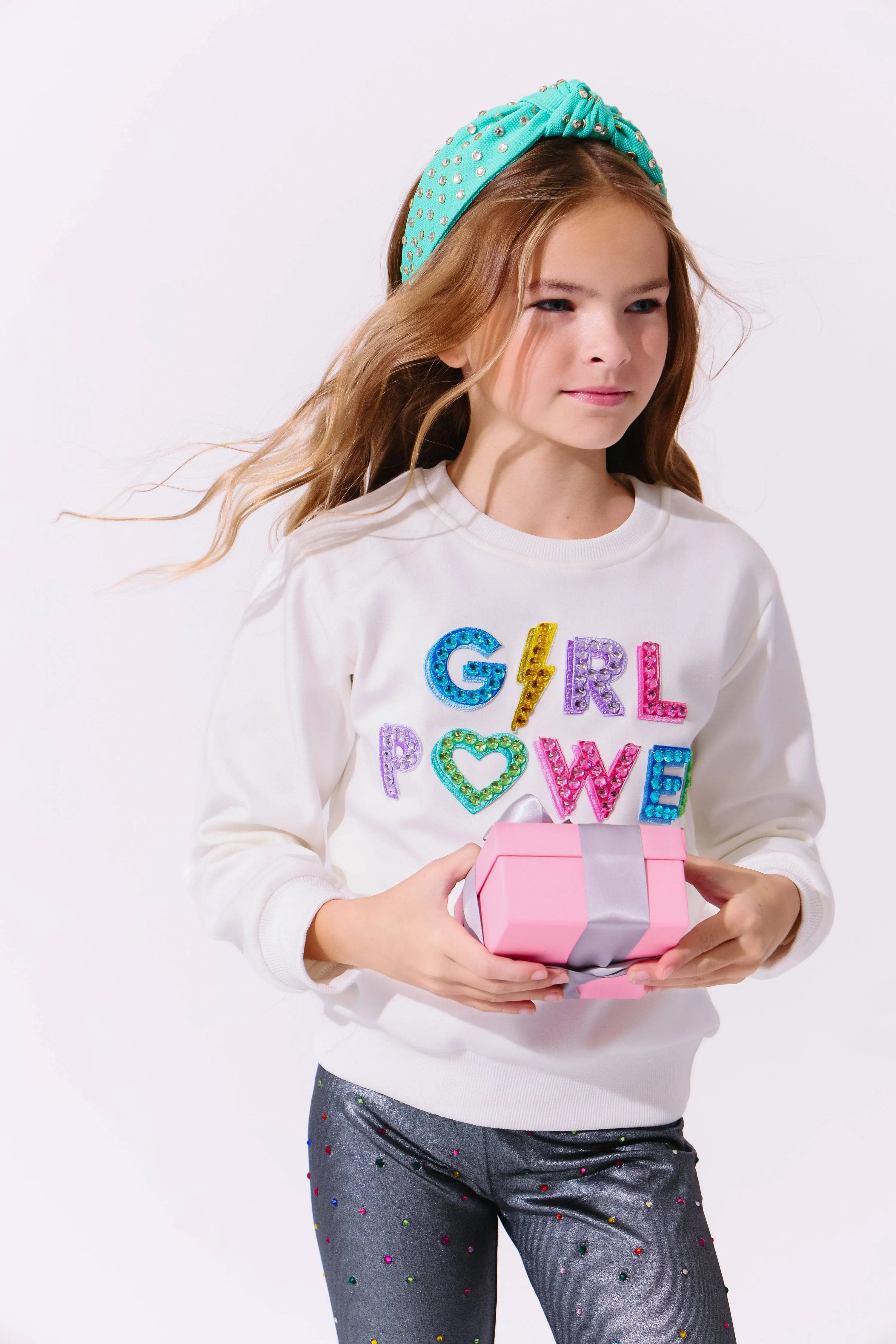 Crystal Girl Power Sweatshirt