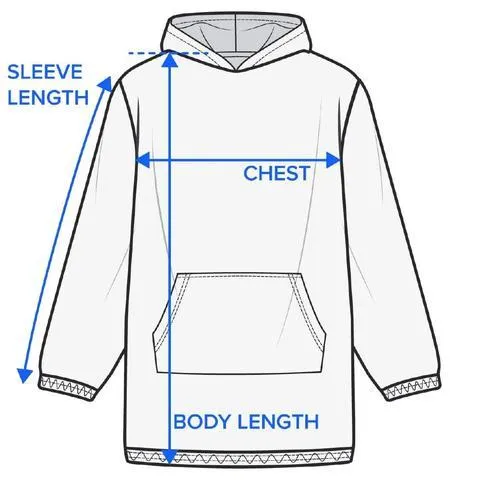 Dolphin Love Wearable Blanket Hoodie