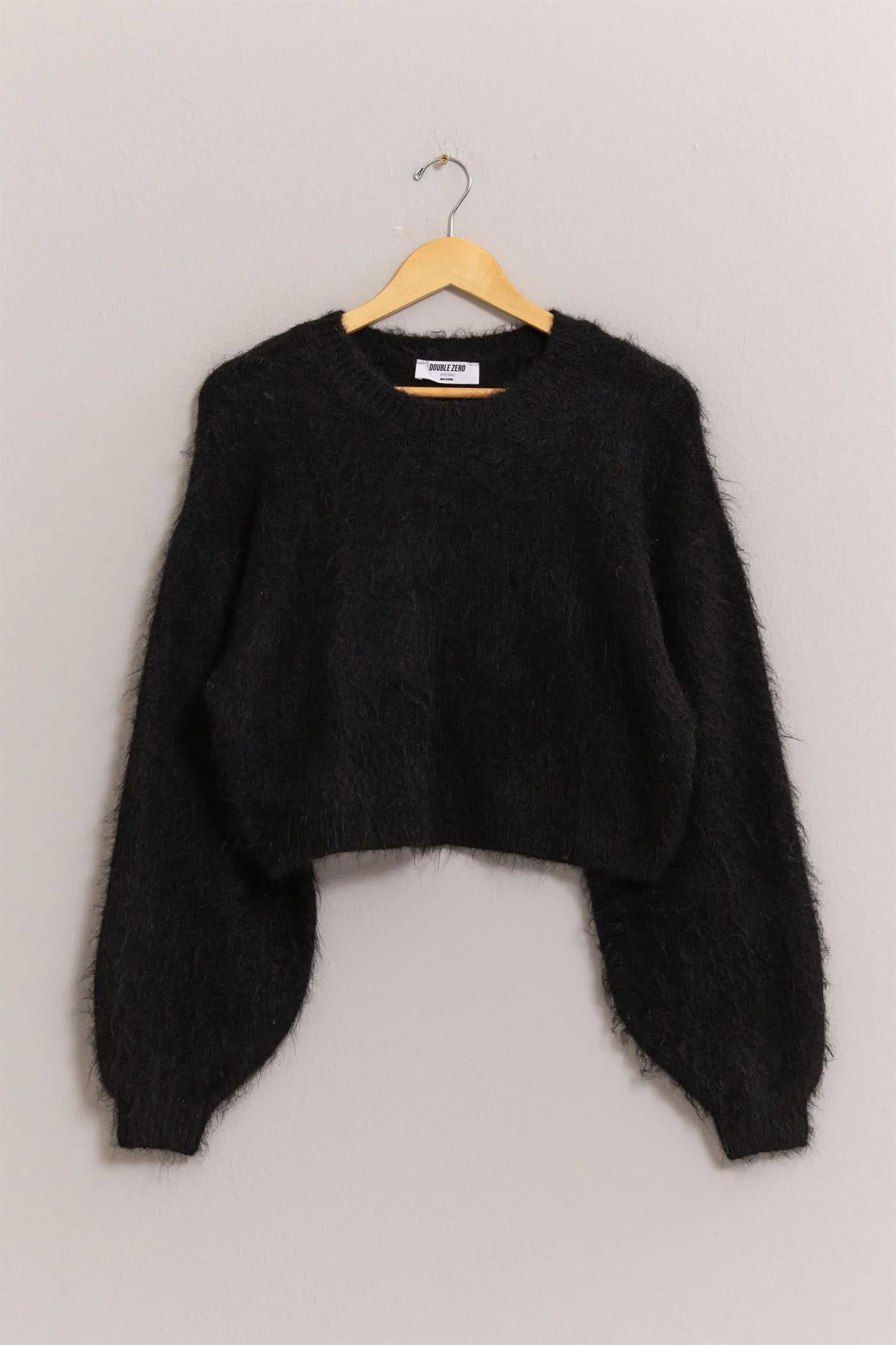 DZ25A576-Wool Blend Cropped Sweater