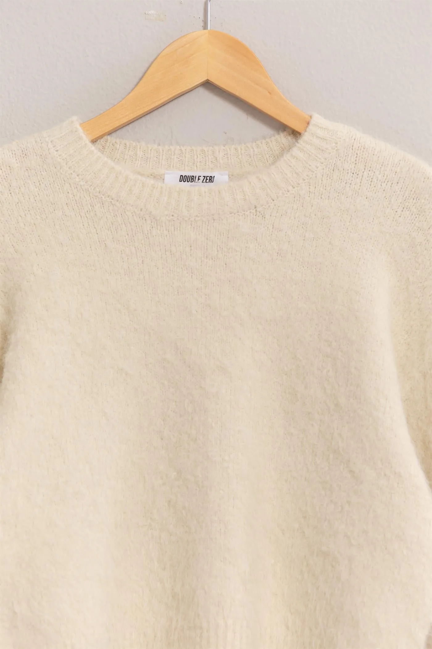 DZ25A576-Wool Blend Cropped Sweater