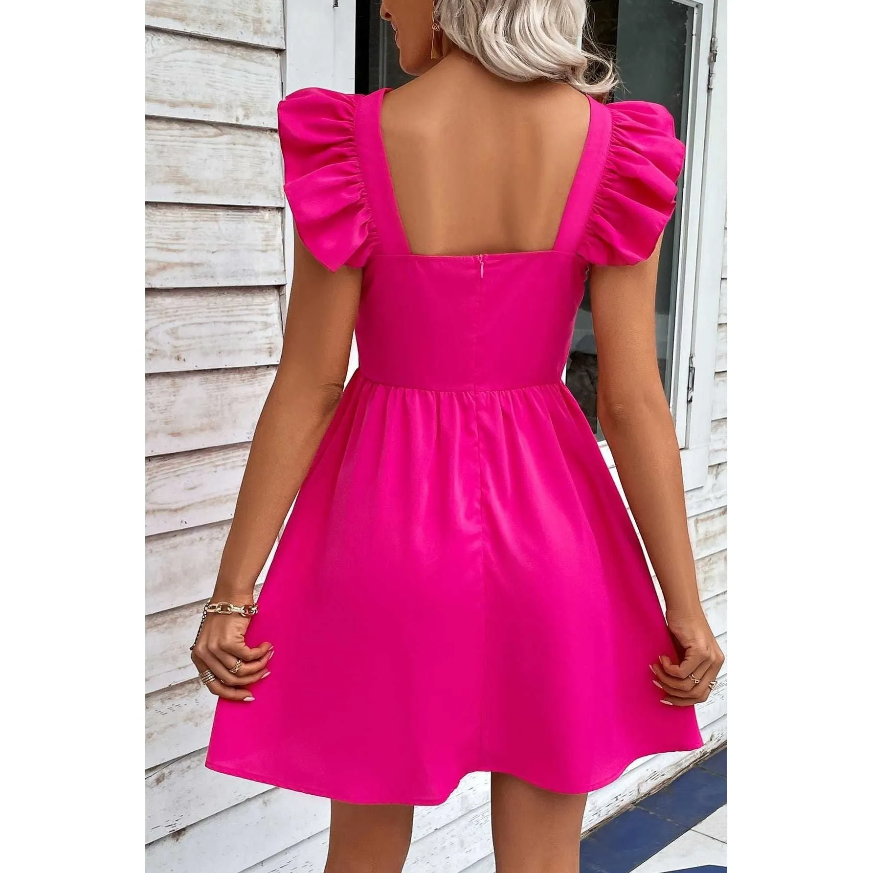 Fit and Flare Mini Dress