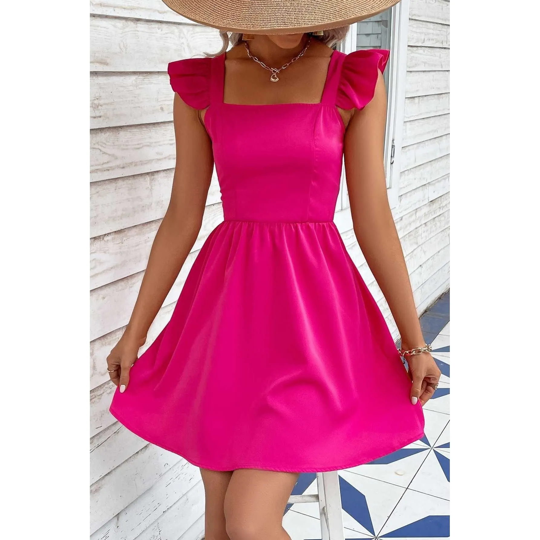 Fit and Flare Mini Dress