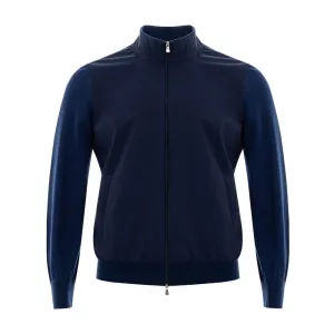 Gran Sasso Elegant Blue Wool Cardigan for Men