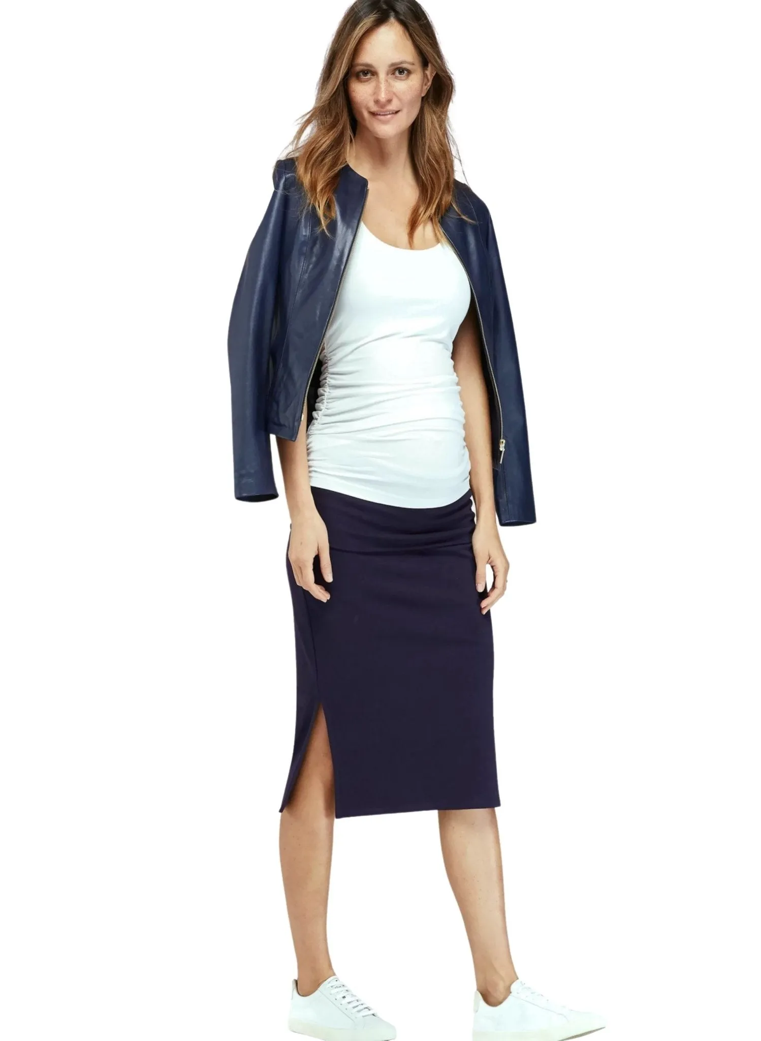 Kasia Foldover Maternity Skirt