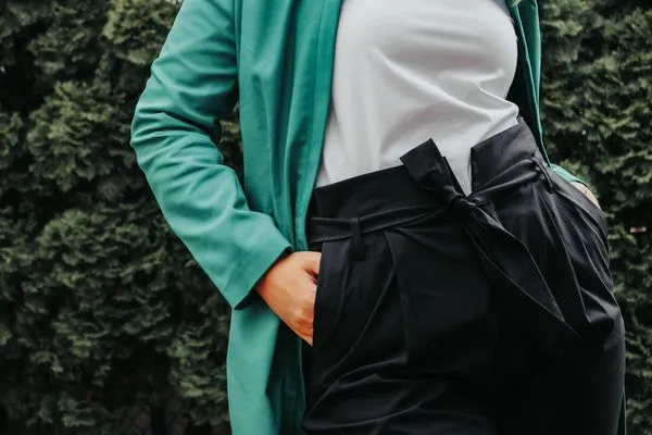 LONG BELTED JACKET WITH POCKETS