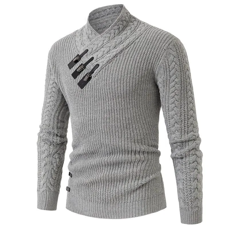 Men's Tide Mock Neck Sweater Winter Slim Fit  Marvel Venom