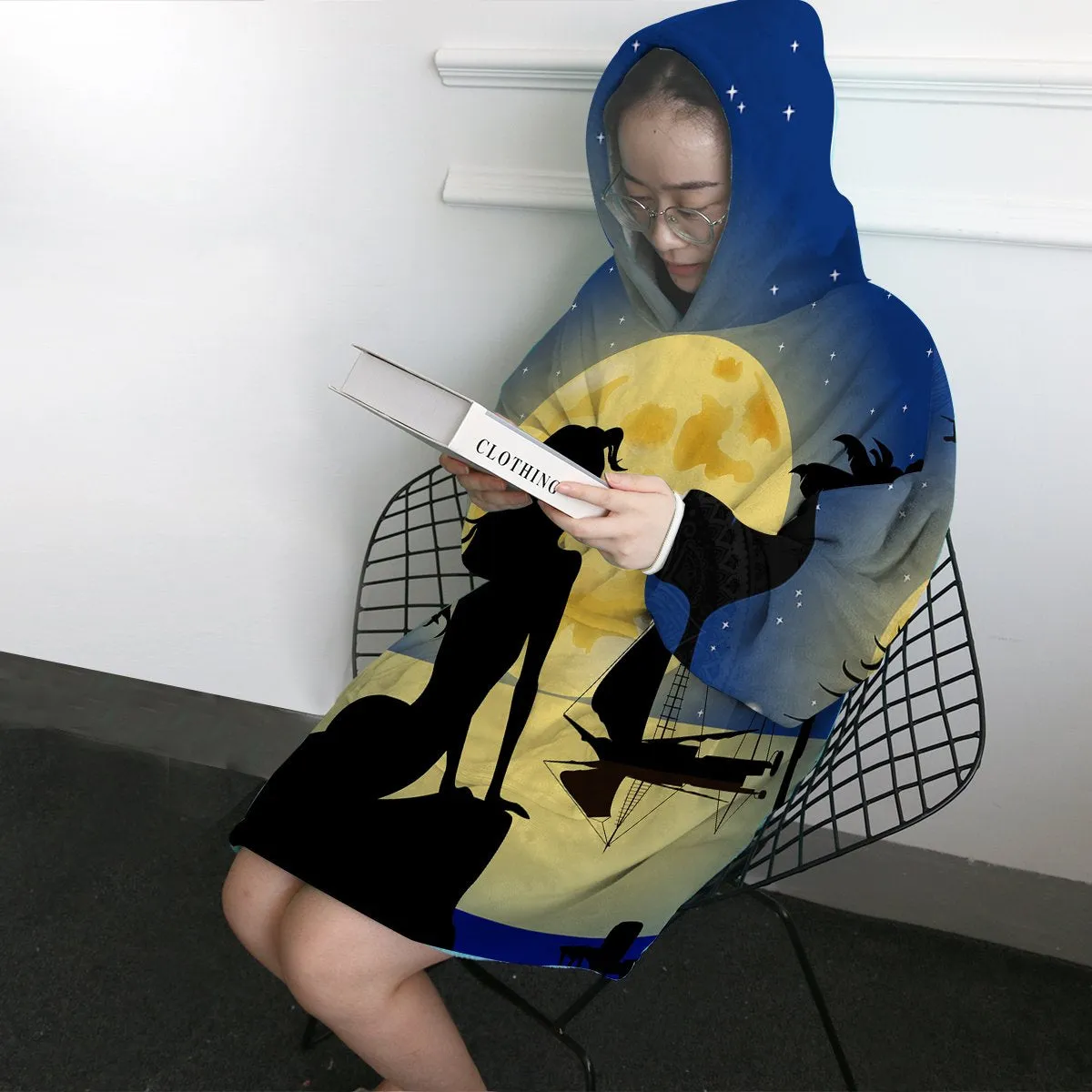 Moonlight Mermaid Wearable Blanket Hoodie