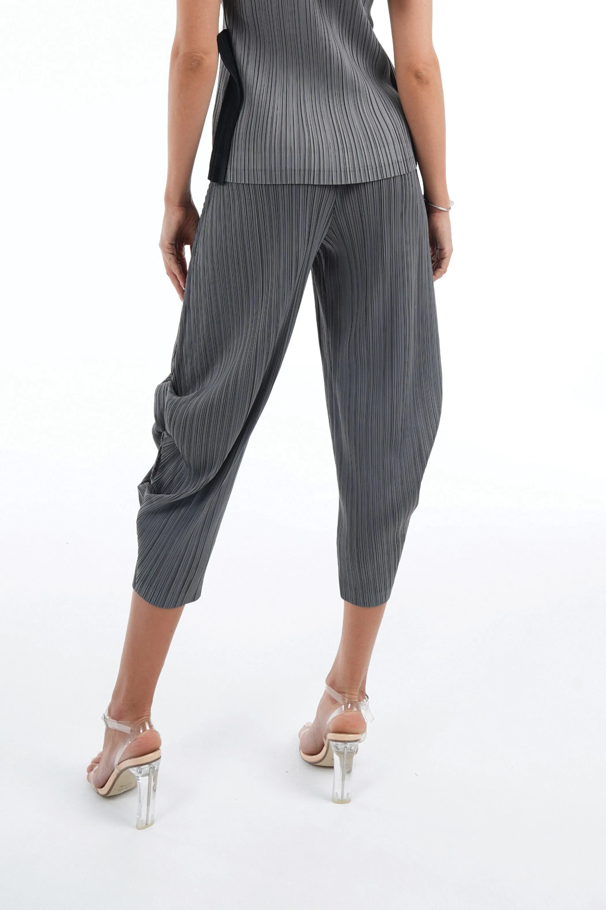 Pamela Tapered Pleated Pants