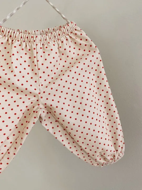 Pixi Pants, Red Dot