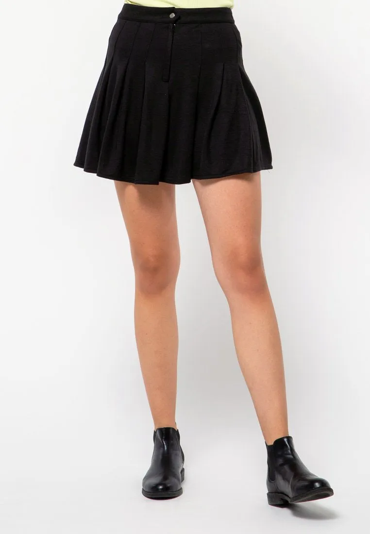 Pleated Mini Skirt