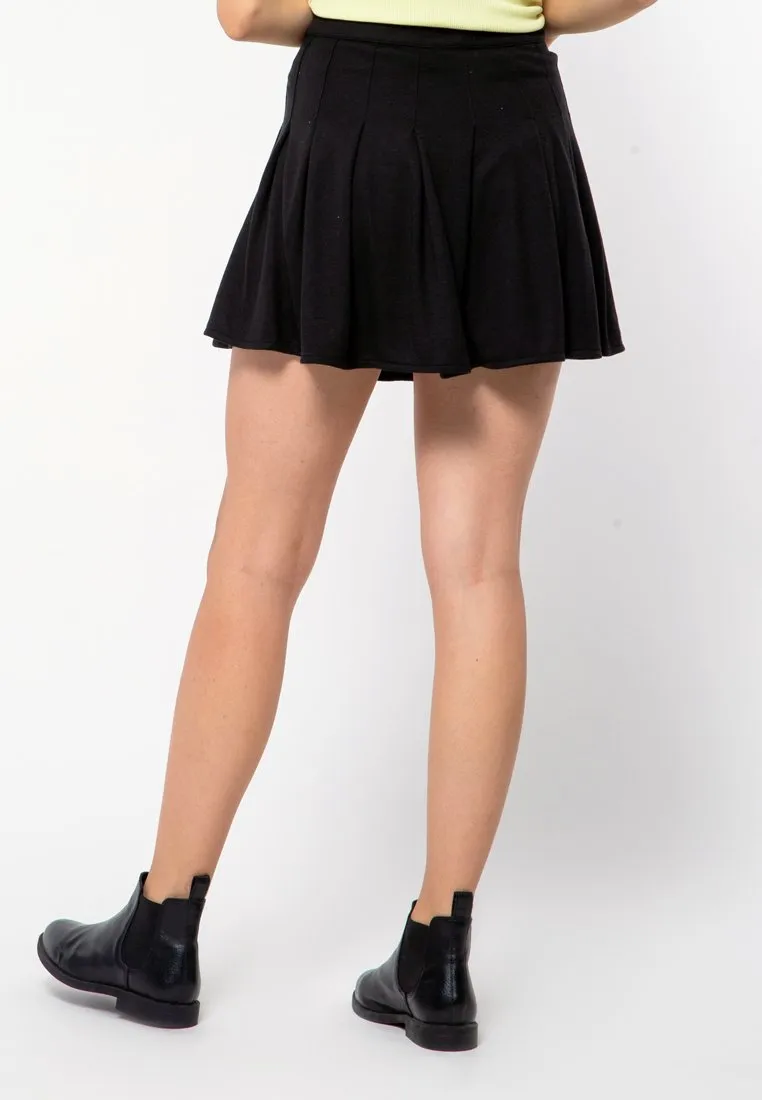 Pleated Mini Skirt