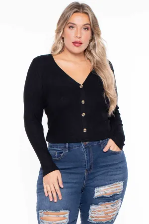 Plus Size Delaney Sweater - Black