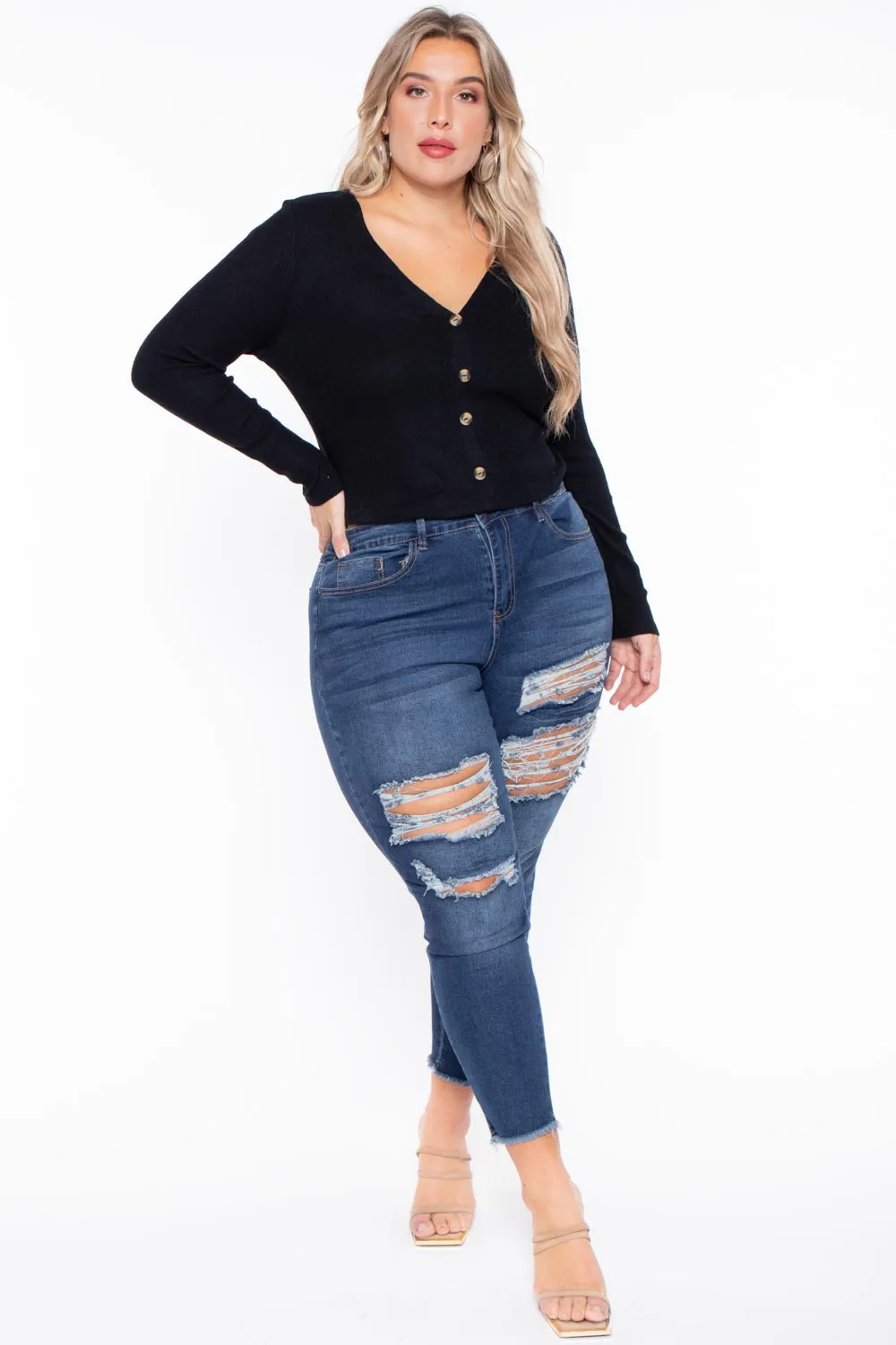 Plus Size Delaney Sweater - Black