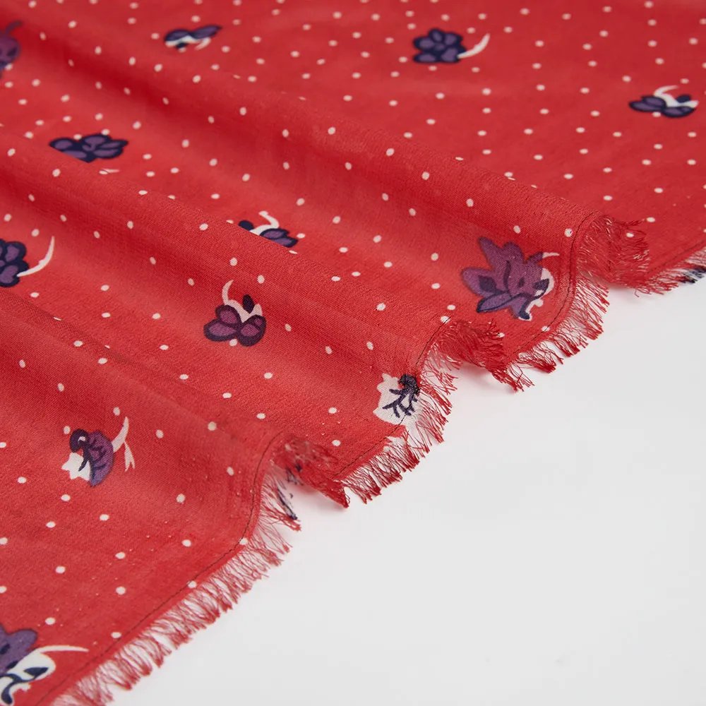 Polyester Polka Dot Chiffon Fabric