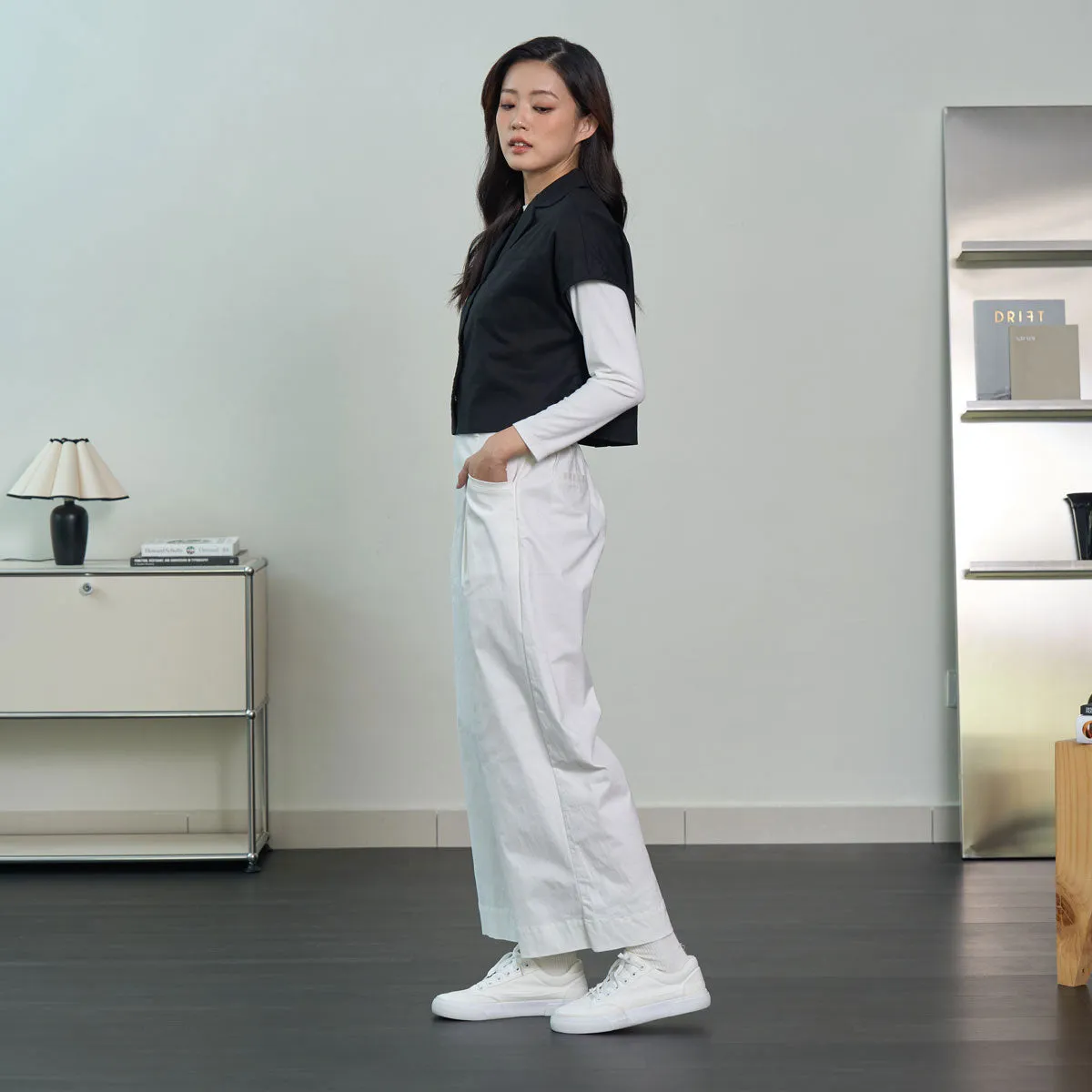 Straight-Leg Long Pants