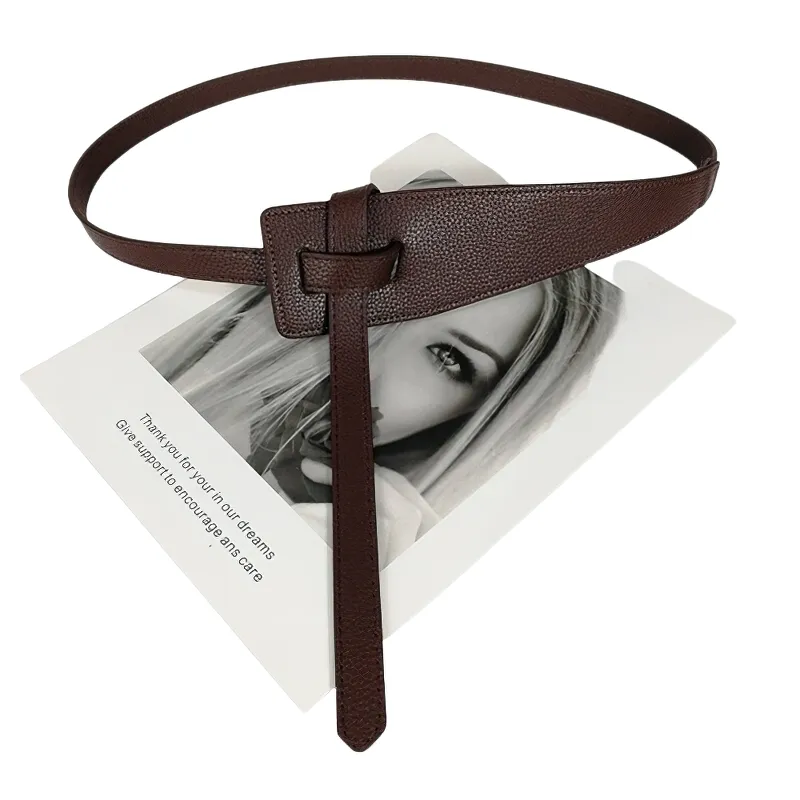 Stylish Belts Of Soft PU Leather For Women / Female Accessories For Wide Coats