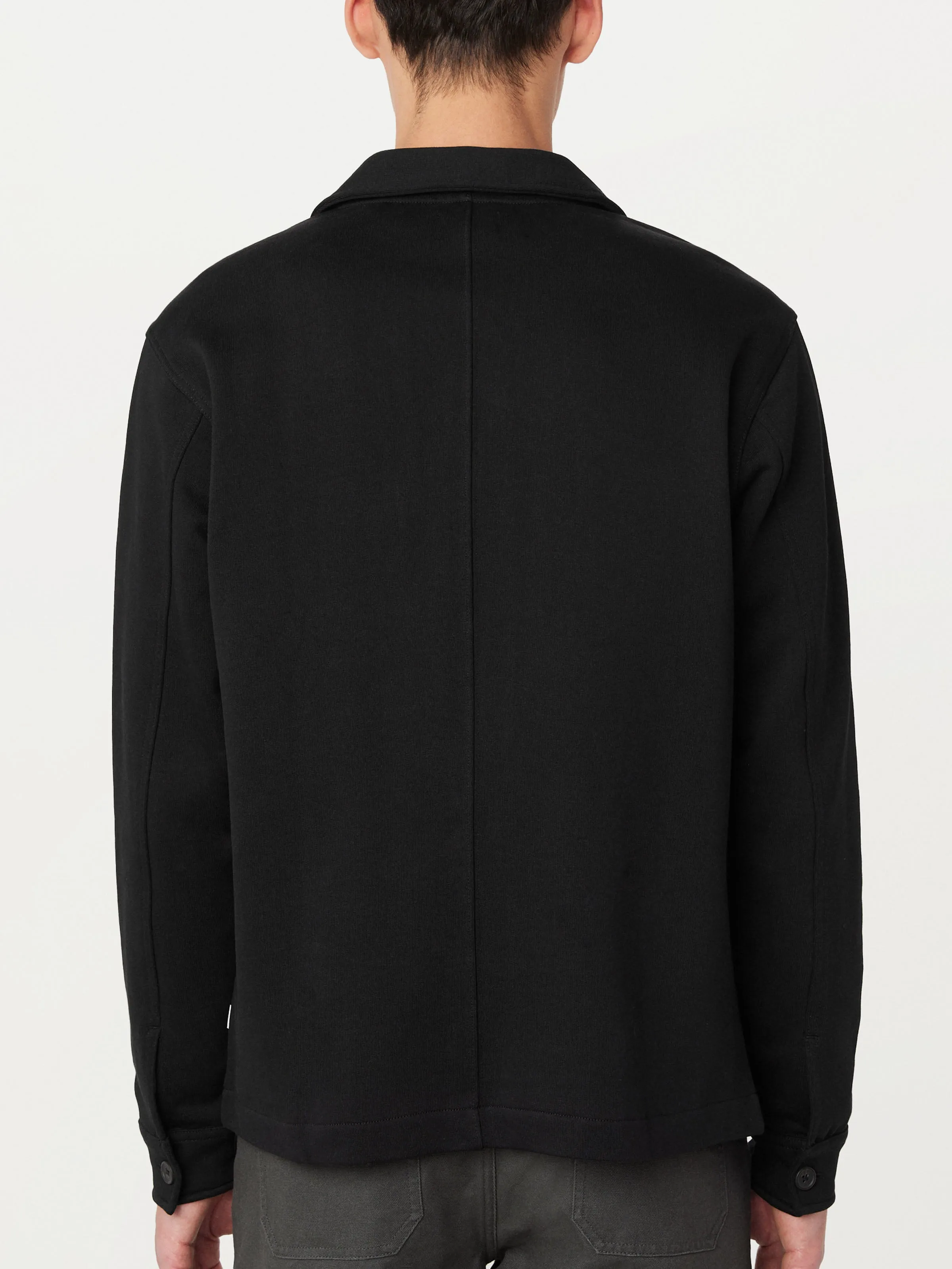 The Jordan French Terry Overshirt in Black