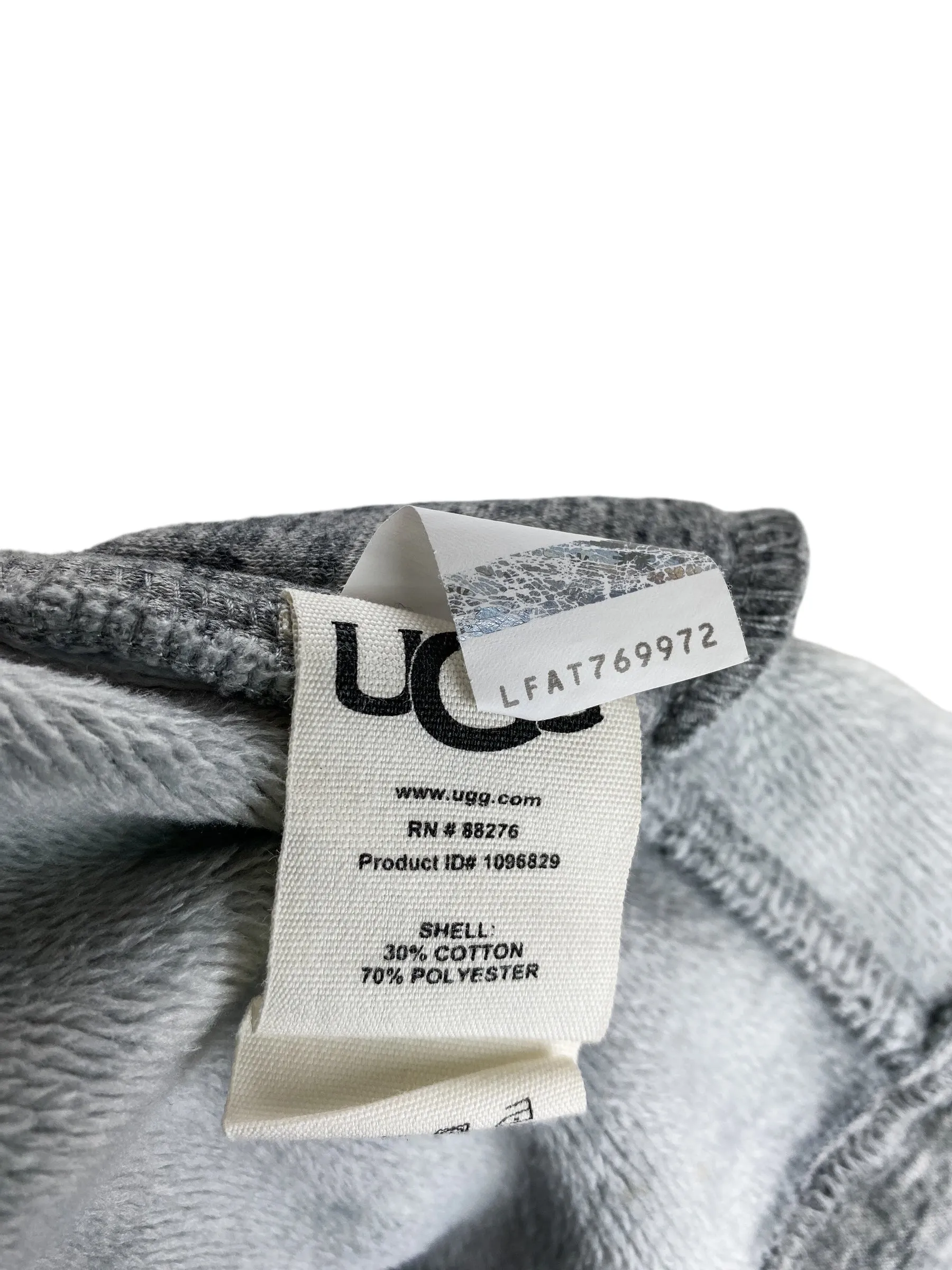 UGG Women's Cozy Pichot Fleece Poncho Grey Heather Size M/L