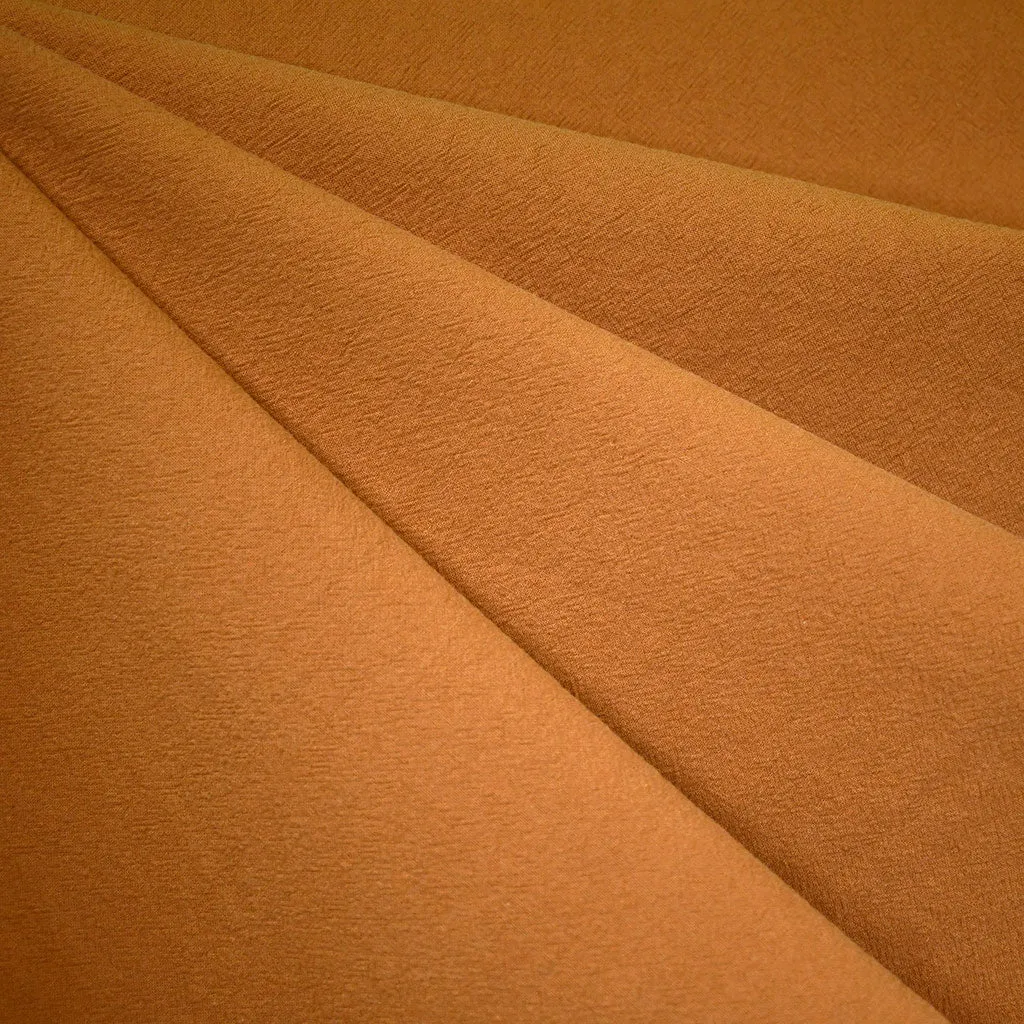 Washed Crinkle Cotton Solid Amber