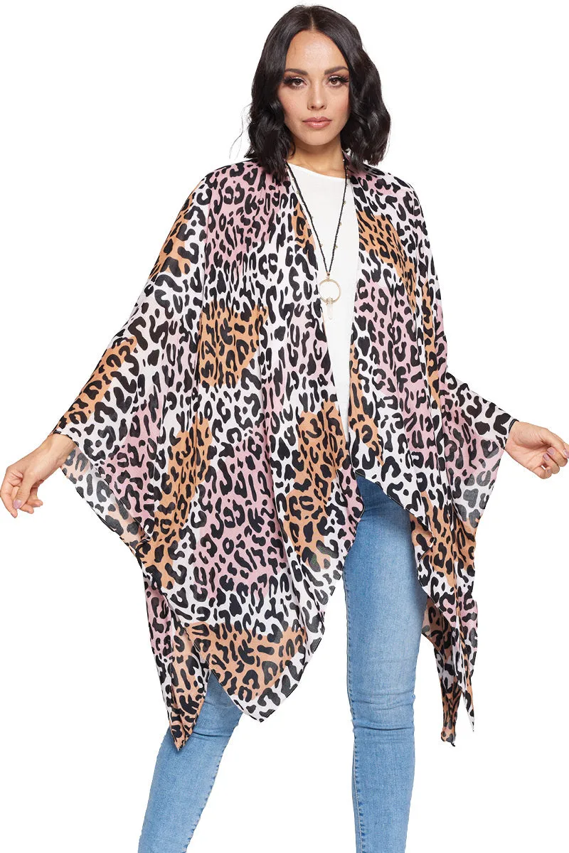 Wrap Animal Print Side Slits