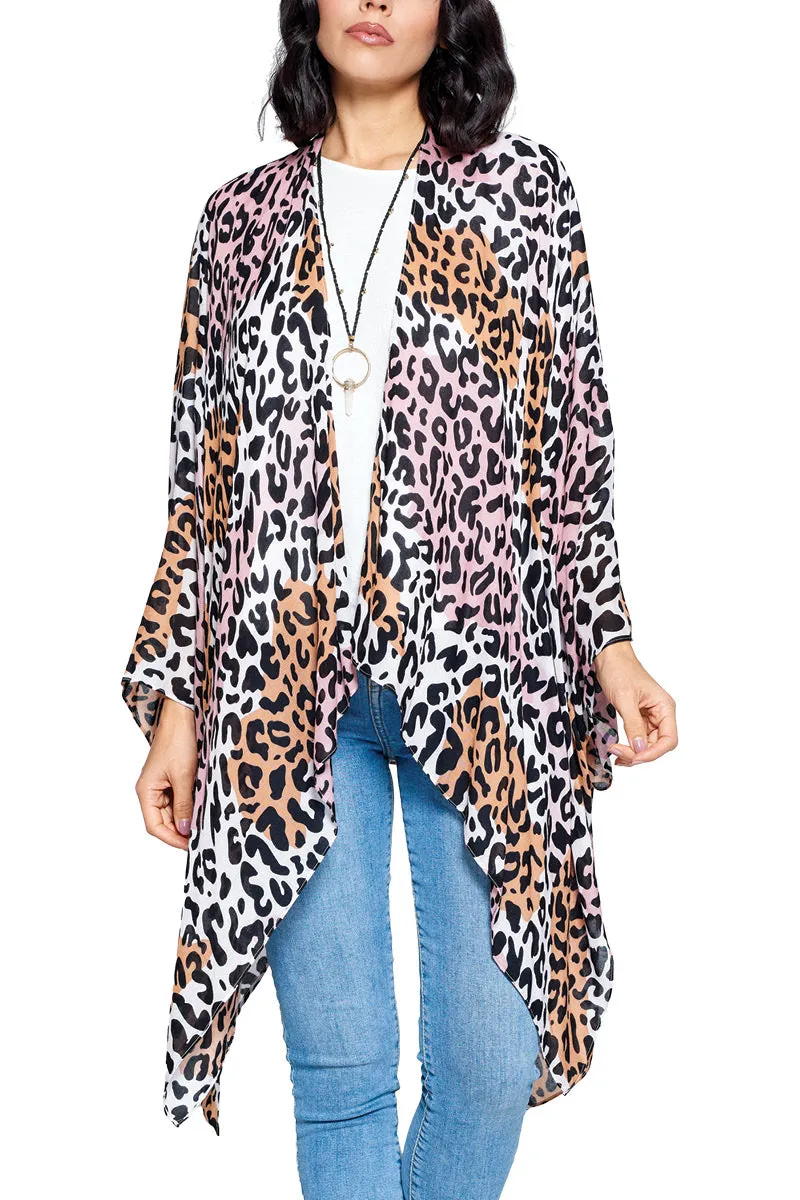 Wrap Animal Print Side Slits